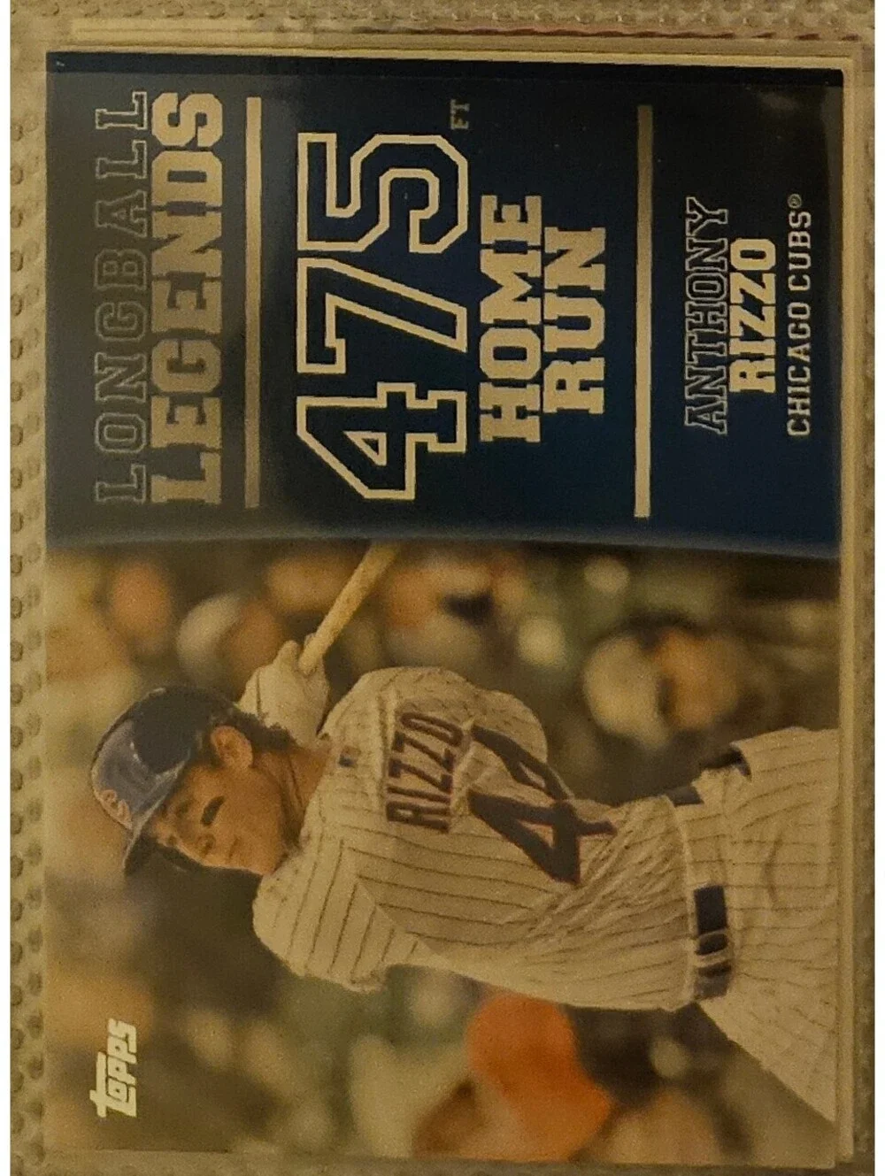 Anthony Rizzo Cubs 2018 Topps Series 2 Longball Legends Insert